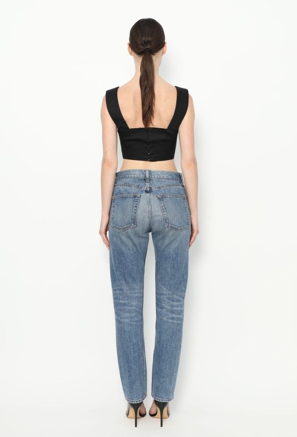 Céline Classic Cotton Bralette Top - 4