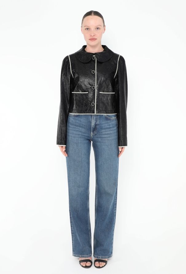 Chanel TIMELESS Pre-Fall 2021 Cabochon Leather Jacket - 3