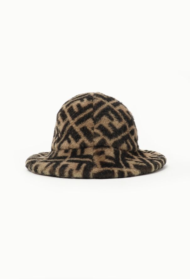 Fendi 2019 Monogram Shearling Bucket Hat - 3