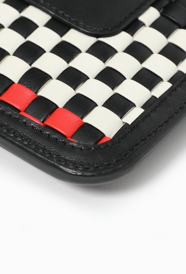 Céline Tricolor Woven Clutch - 8