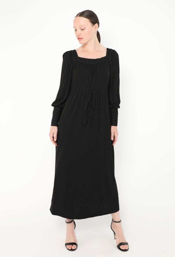 Saint Laurent COLLECTOR F/W 1974 Passementerie Dress - 1