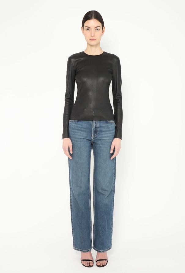 Céline 2010 Lambskin Fitted Top - 2