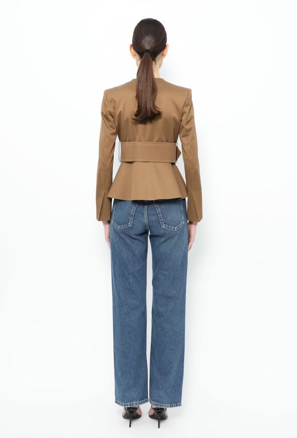 Céline S/S 2012 Belted Peplum Jacket - 4
