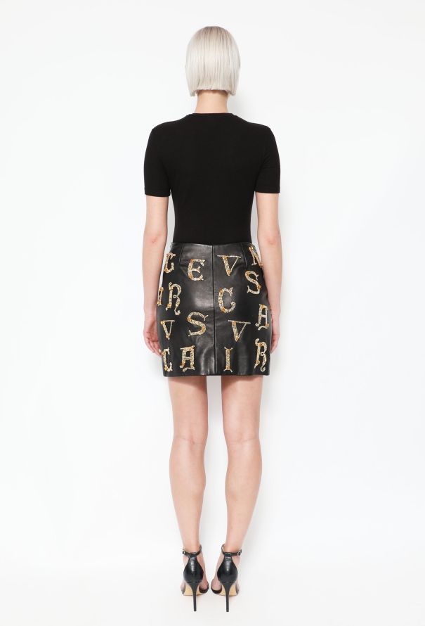 Gianni Versace COLLECTOR Atelier F/W 1997 Letter Skirt - 4