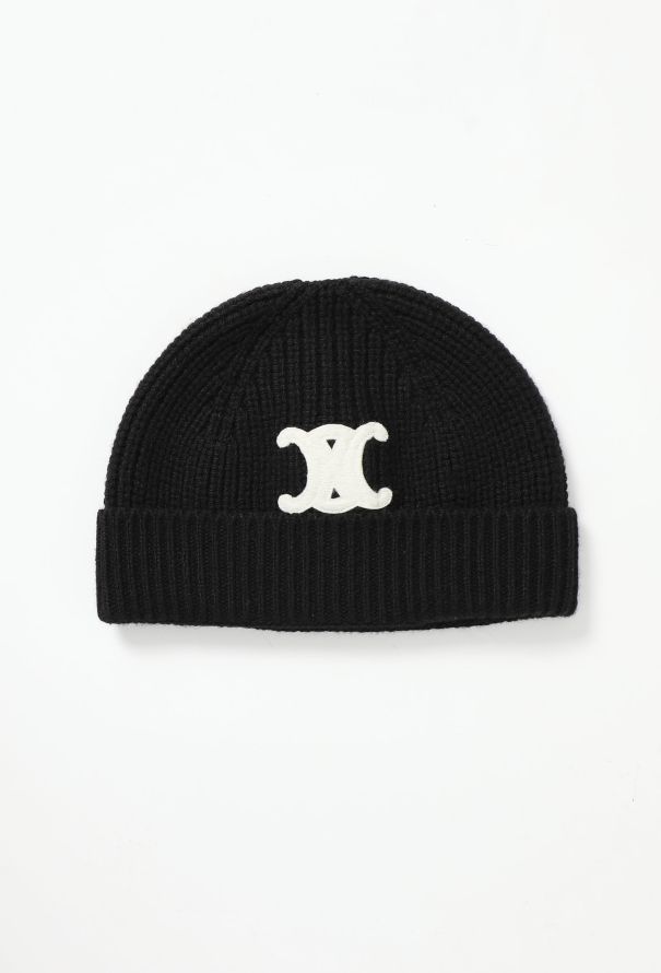Céline 2021 Cashmere Triomphe Beanie - 1