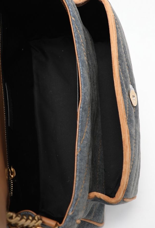 Saint Laurent 2022 Denim Niki Shoulder Bag - 12