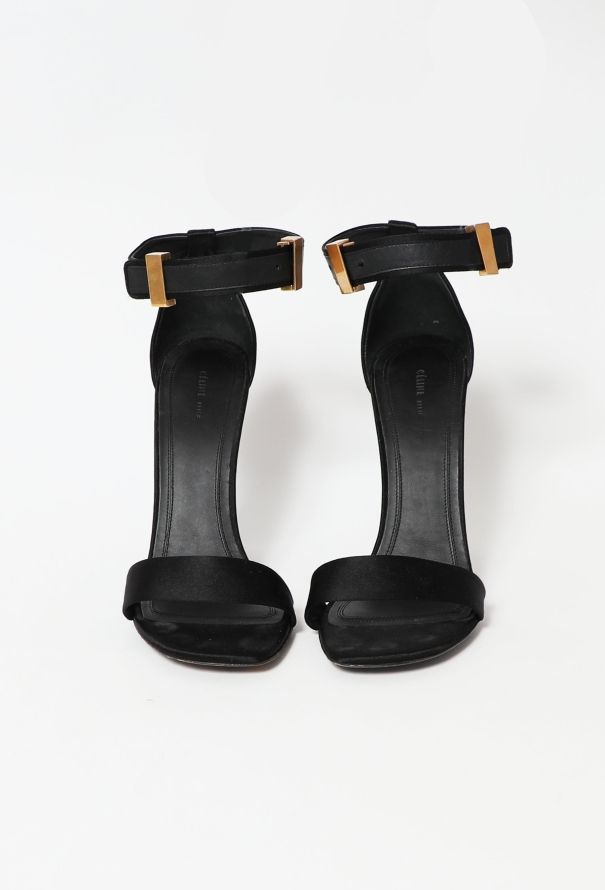 Céline Classic Satin Sandals - 3