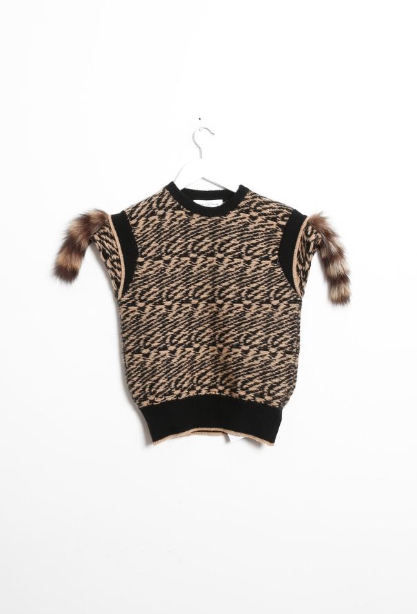 Balenciaga RARE F/W 2000 Cashmere Fur Sweater - 7