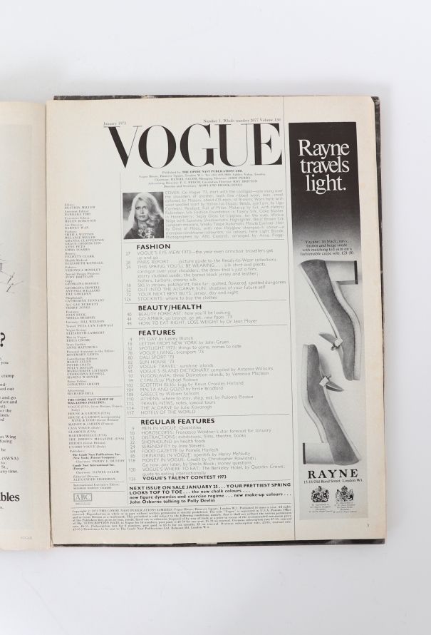 VOGUE UK 1973 Ingmari Lami Cover Set - 5