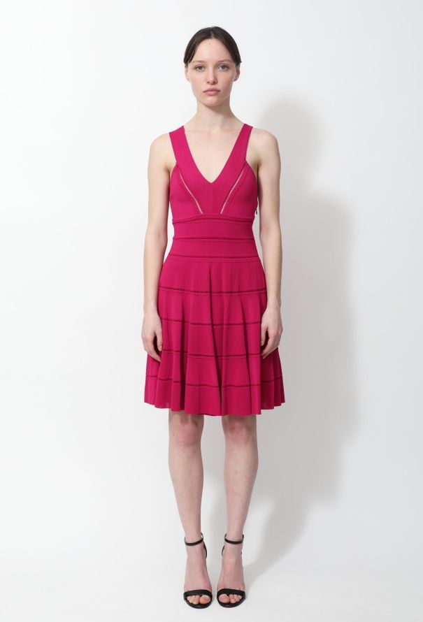 Dior 2011 Flared Cut-Out Knit Dress - 1