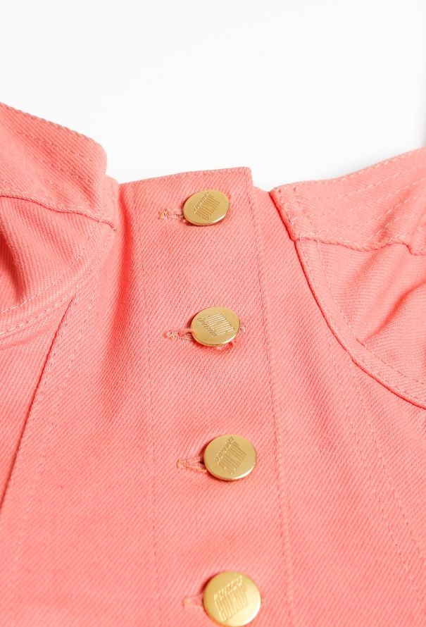 Jean Paul Gaultier Bustier Denim Dress - 6