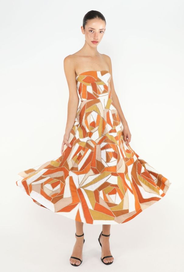 Dior Resort 2018 Semi-Couture Patchwork Dress - 3