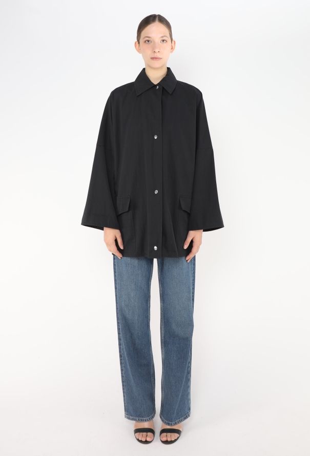 Toteme 2023 Washed Cotton Overshirt - 3