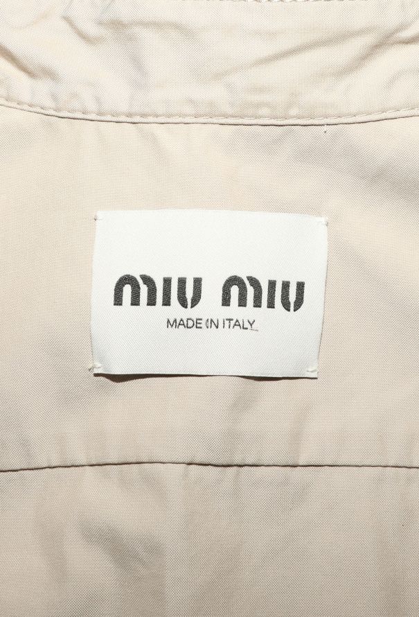 Miu Miu 2023 Safari Logo Dress - 5