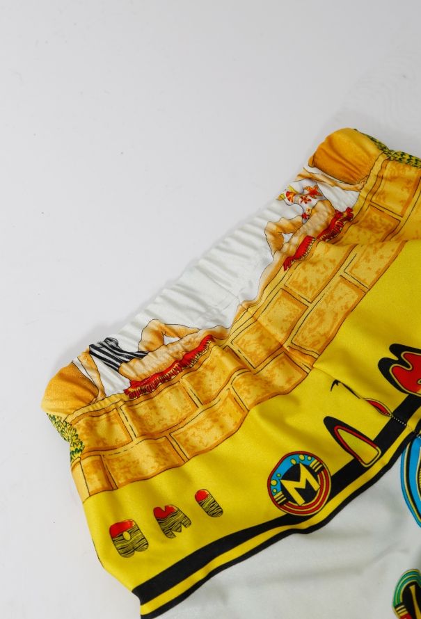 Gianni Versace 1991 "Miami" Print Leggings - 6