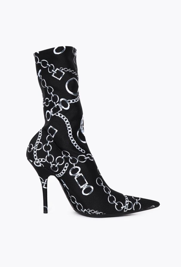 Balenciaga 2017 Chainlink Knife Sock Boots - 1