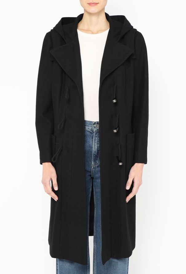 Chanel 2006 Hooded 'CC' Duffle Coat - 4