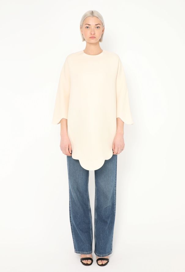 Valentino Resort 2015 Scalloped Silk Tunic - 3