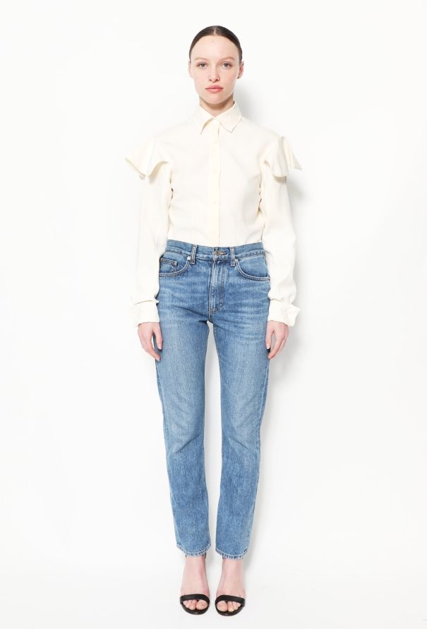 Loewe Fall 2019 Frill Sleeve Shirt - 4