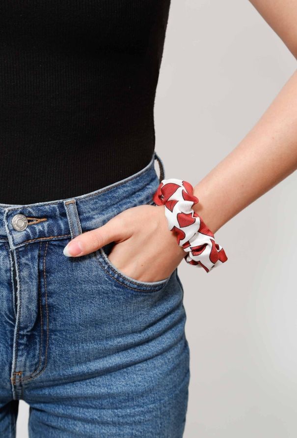 ReSee Atelier Handmade Iconic Tom Ford Lip Print Scrunchie - 2