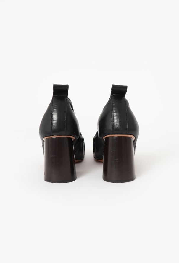 Céline S/S 2015 Leather Ballerina Heels - 5