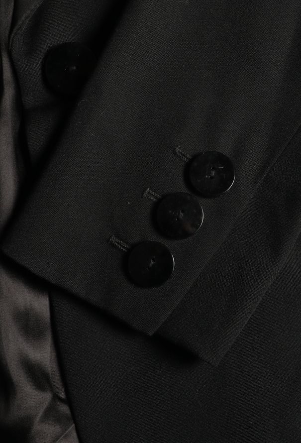 Saint Laurent Vintage Notched Smoking Blazer - 7