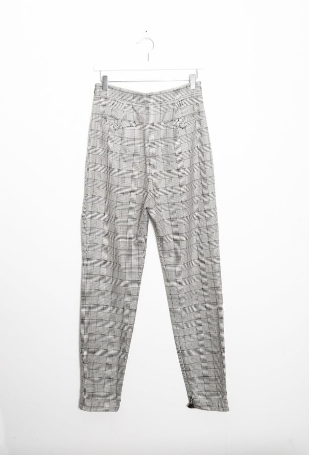 Balenciaga 2009 Checkered Tapered Trousers - 8