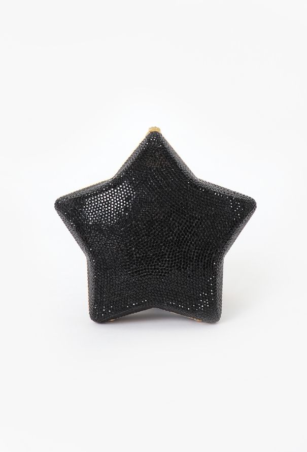 Judith Leiber Black Star Minaudière - 1