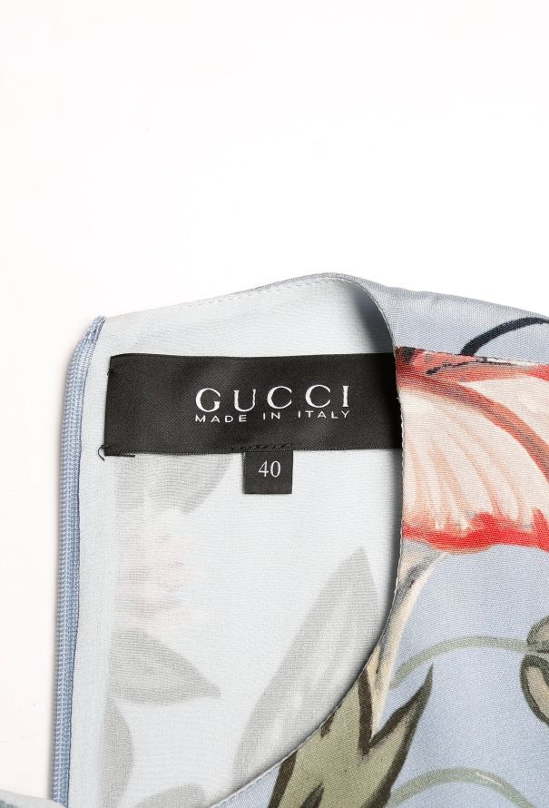 Gucci Resort 2015 Printed Silk Dress - 5