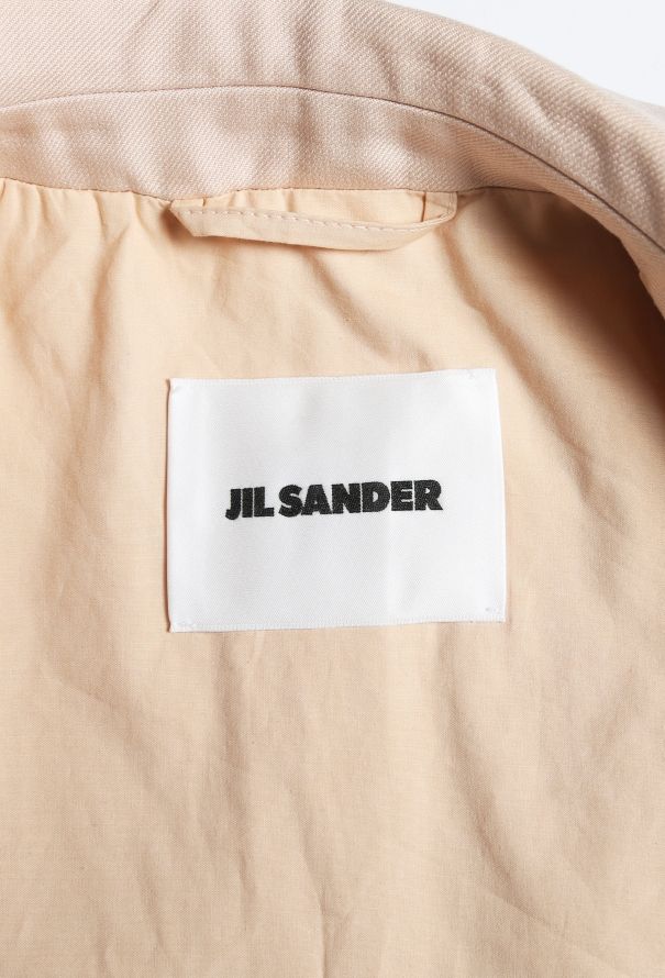 Jil Sander 2022 Oversized Cotton Blazer - 7