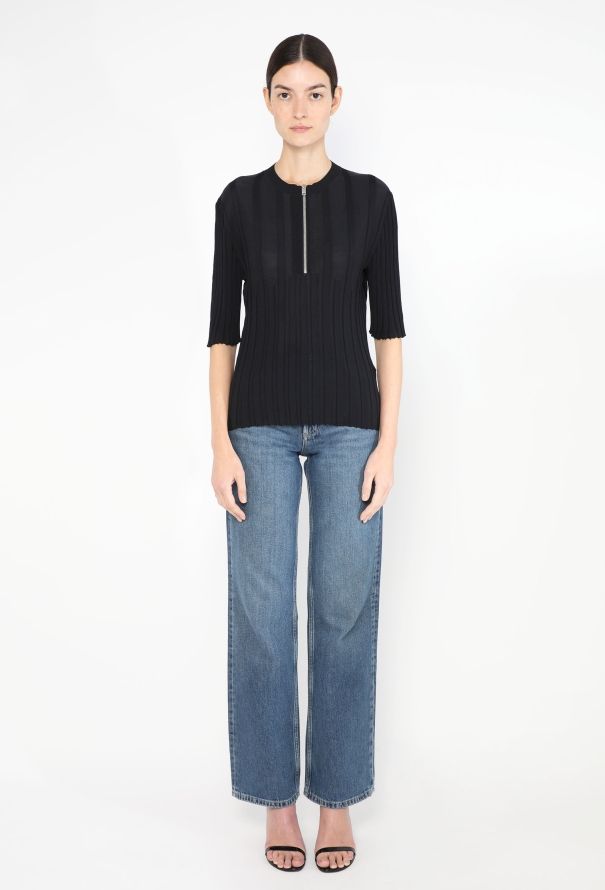 Céline 2016 Ribbed Zip Top - 4