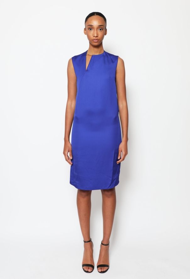 Céline Spring 2014 Indigo Shift Dress - 1