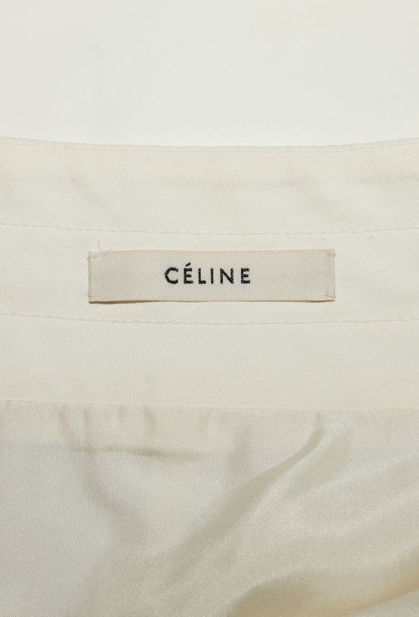 Céline S/S 2017 Asymmetrical Linen Skirt - 7