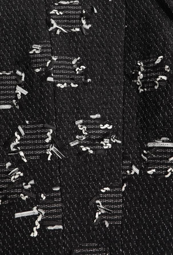 Chanel S/S 2015 Frayed Patchwork Jacket - 9