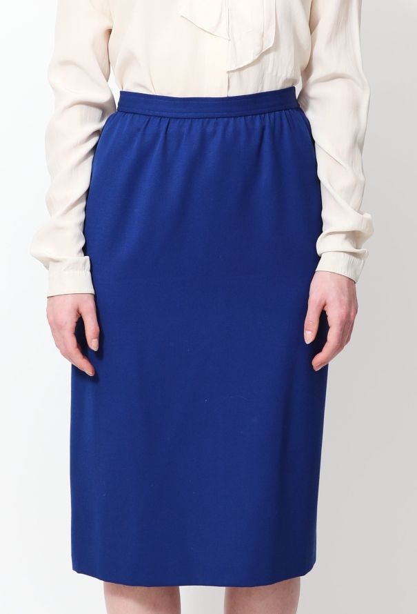 Saint Laurent Vintage Classic A-line Skirt - 2