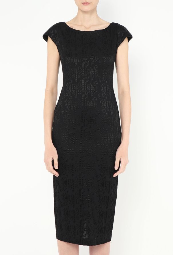 Alaïa S/S 1986 Jacquard Bodycon Dress - 3