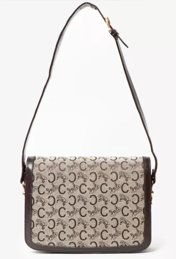 Céline '70s Monogram Calèche Bag - 4