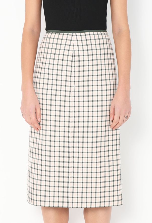 Fendi Pre-Fall 2018 Checkered Skirt - 3