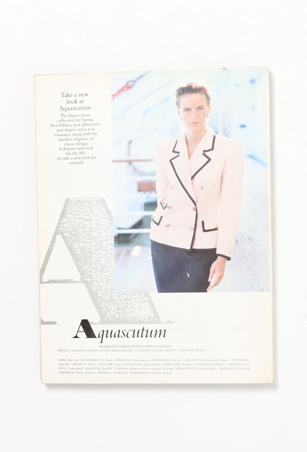 VOGUE UK March 1990 Peter Lindbergh Cover Issue - 5