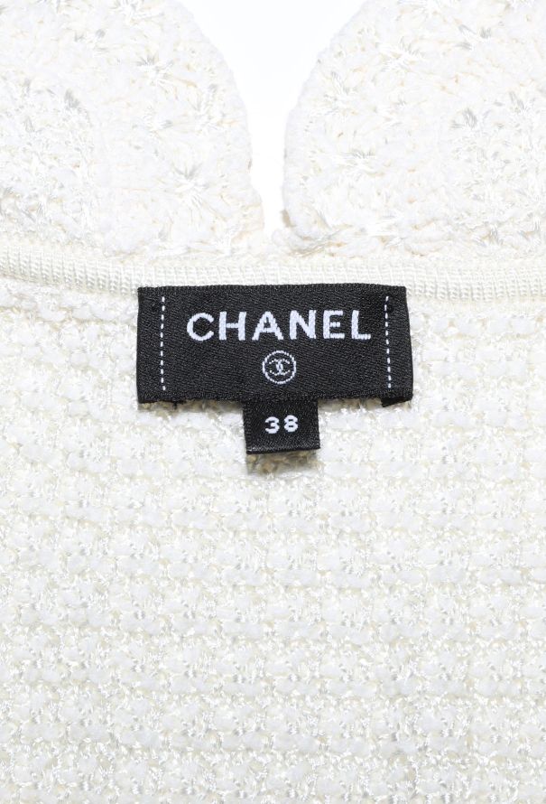 Chanel 2024 Crochet Ruffled 'CC' Romper - 5