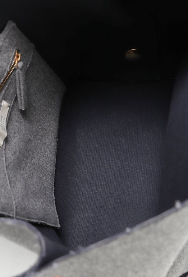 Céline Grey Felt Orb Tote Bag - 12