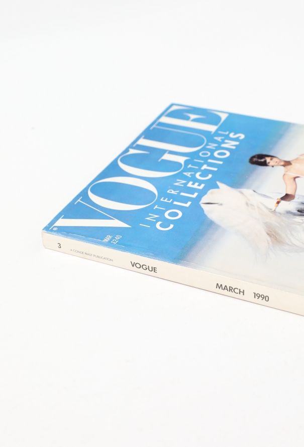 VOGUE UK March 1990 Peter Lindbergh Cover Issue - 6