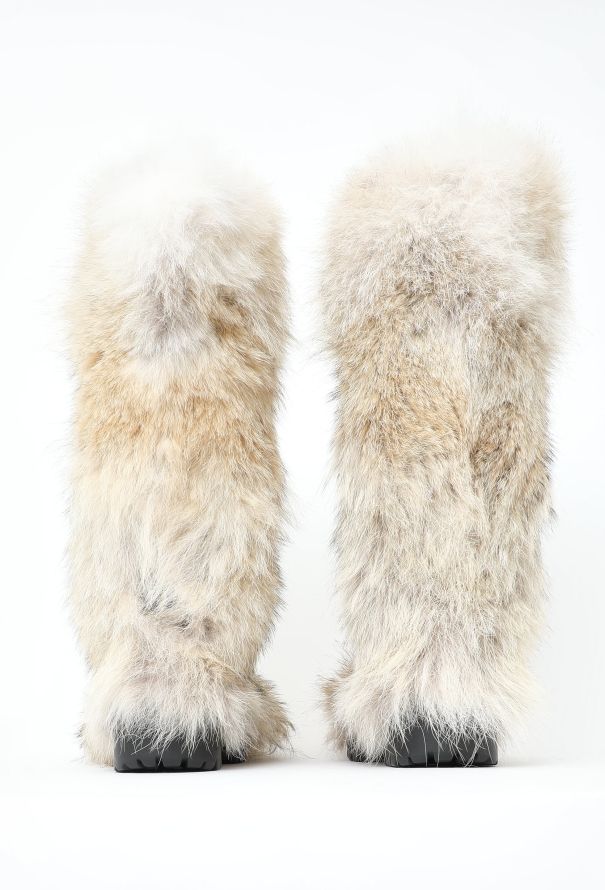 Ralph Lauren Purple Label Dasha Fur Boots - 5