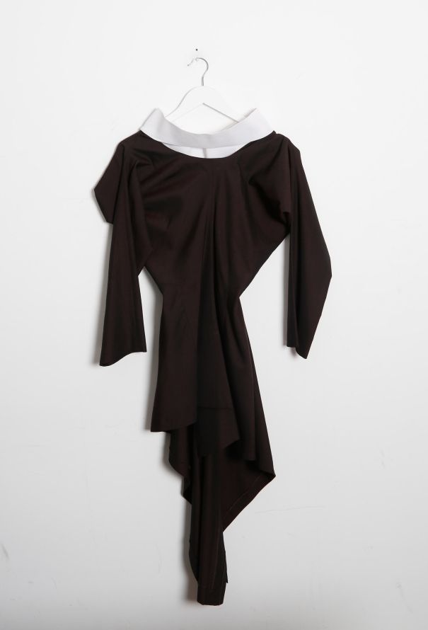 Comme des Garçons 1994 Ruffled Asymmetrical Dress - 9
