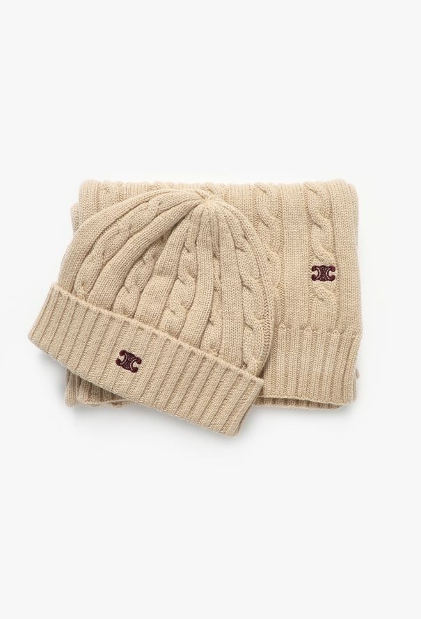Céline 2024 Cashmere Cable-Knit Set - 1