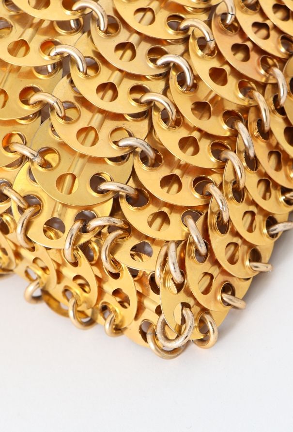 Paco Rabanne '60s Gold Chainmail Disc Shoulder Bag - 8