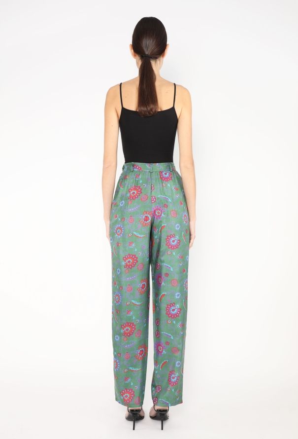 Saint Laurent F/W 1996 Silk Tunic Ensemble - 7