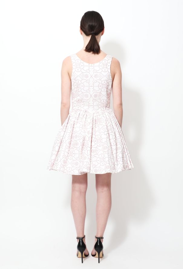Alaïa S/S 2013 Floral Embroidered Skater Dress - 4