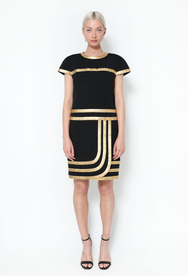 Chanel Pre-Fall 2019 Bouclé Trim Dress - 1