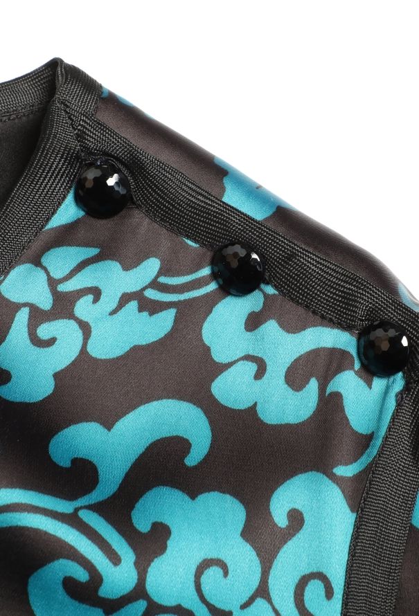 Saint Laurent RARE F/W 1979 Floral Charmeuse Ensemble - 9